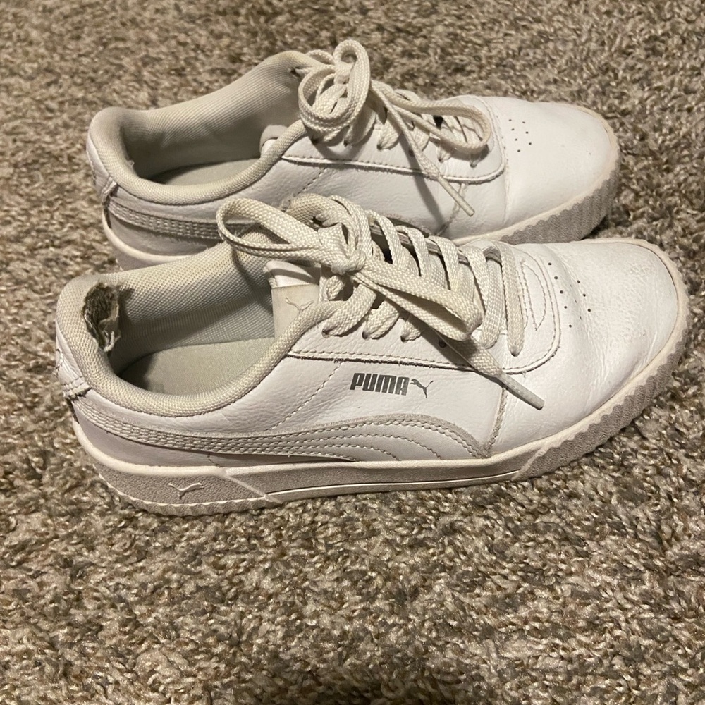 Puma Kids White Sneakers